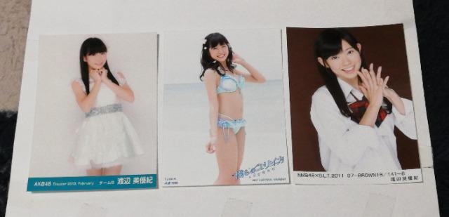 元NMB48渡辺美優紀☆公式生写真〜まとめ売り9枚セット! < タレントグッズ  元NMB48渡辺美優紀☆公式生写真〜まとめ売り9枚セット! < タレントグッズの