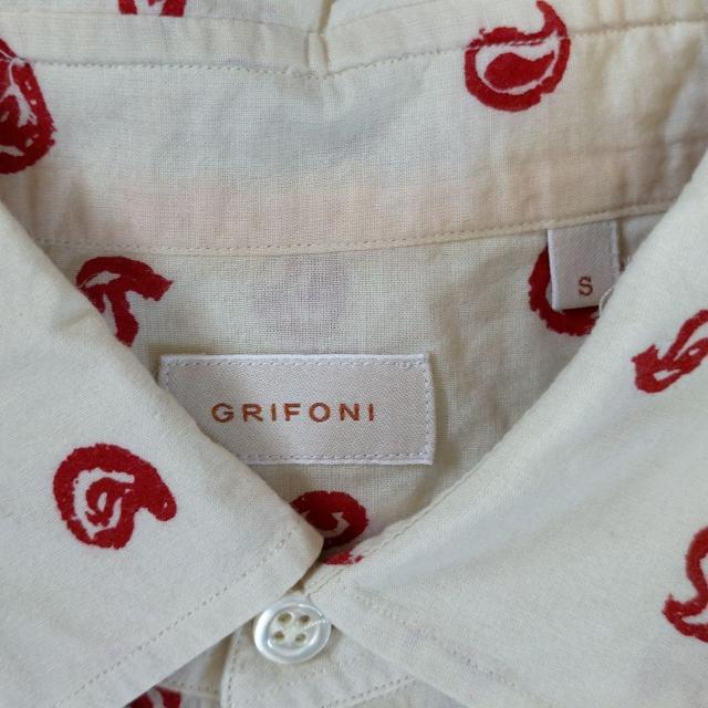 GRIFONI メンズシャツ S 半袖 < 男性ファッション  GRIFONI メンズシャツ S 半袖 < 男性ファッションの