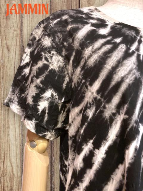 タイダイTシャツワンピ★黒★アジアン★エスニック★サイケ < 女性ファッション  タイダイTシャツワンピ★黒★アジアン★エスニック★サイケ < 女性ファッションの