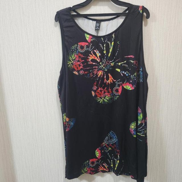 �傫���T�C�Y �V�[�C�� 3XL �����O�^���N�g�b�v 