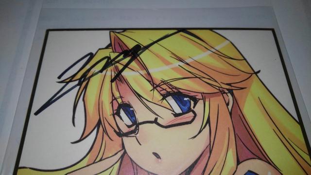 フリージング 非売品 限定 著者 直筆 サイン 入り ミニ 色紙 Sランク サテライザー エル ブリジット < アニメ/コミック/キャラクター  フリージング 非売品 限定 著者 直筆 サイン 入り ミニ 色紙 Sランク サテライザー エル ブリジット < アニメ/コミック/キャラクターの