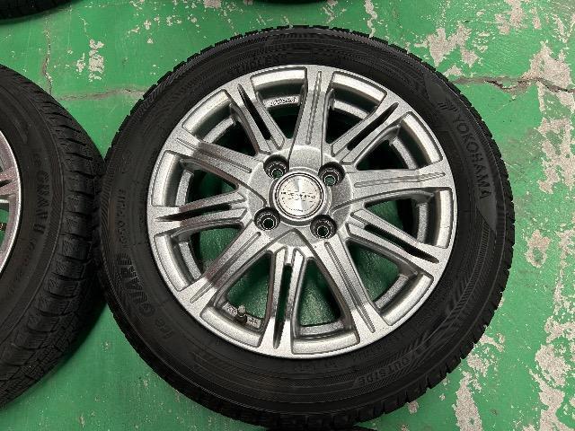 0110159)中古国産スタッドレスタイヤヨコハマアイスガード4本美品アルミホイールセット155/65R14送料無料 < 自動車/バイク 0110159)中古国産スタッドレスタイヤヨコハマアイスガード4本美品アルミホイールセット155/65R14送料無料 < 自動車/バイク