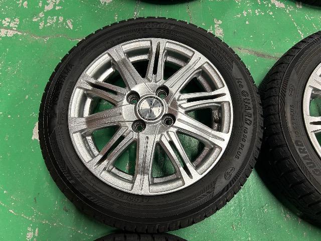 0110159)中古国産スタッドレスタイヤヨコハマアイスガード4本美品アルミホイールセット155/65R14送料無料 < 自動車/バイク 0110159)中古国産スタッドレスタイヤヨコハマアイスガード4本美品アルミホイールセット155/65R14送料無料 < 自動車/バイク