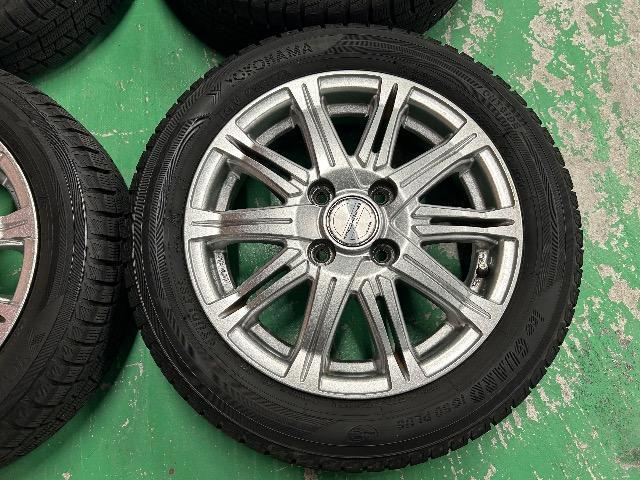 0110159)中古国産スタッドレスタイヤヨコハマアイスガード4本美品アルミホイールセット155/65R14送料無料 < 自動車/バイク 0110159)中古国産スタッドレスタイヤヨコハマアイスガード4本美品アルミホイールセット155/65R14送料無料 < 自動車/バイク