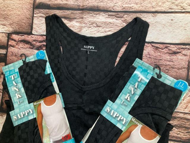 送料無料!洗練されたフォルムの立体モザイクチェック柄タンクショルダー【SAPPY】(2色から)1枚 タンクトップ < 男性ファッション 送料無料!洗練されたフォルムの立体モザイクチェック柄タンクショルダー【SAPPY】(2色から)1枚 タンクトップ < 男性ファッションの