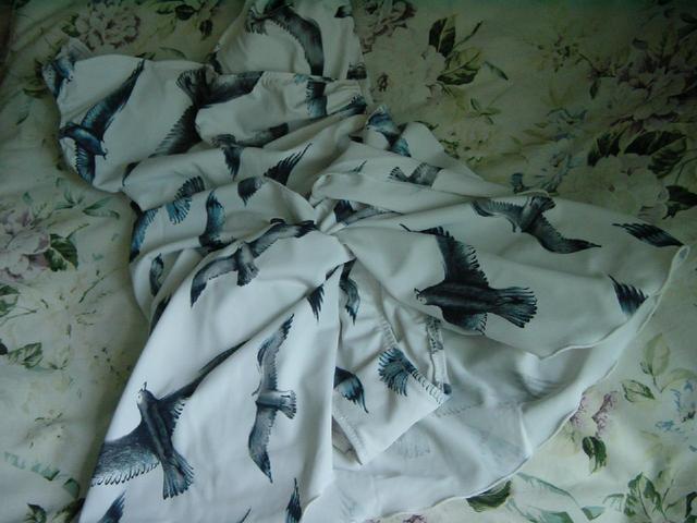 ゜・*:.。.パレオ付カモメ柄水着.。.:*・゜ < 女性ファッション ゜・*:.。.パレオ付カモメ柄水着.。.:*・゜ < 女性ファッションの