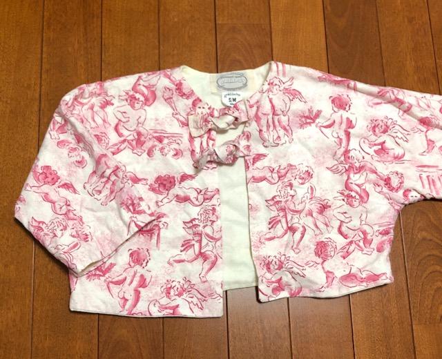 女の子輸入洋服☆エンゼル総柄ジャケット < キッズ/ベビー  女の子輸入洋服☆エンゼル総柄ジャケット  < キッズ/ベビーの