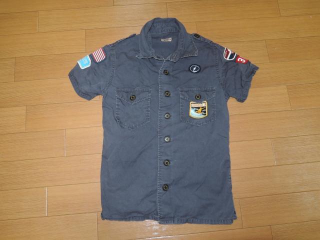 MARBLESマーブルズ半袖ミリタリー系ワークシャツSワッペンTMT < ブランド MARBLESマーブルズ半袖ミリタリー系ワークシャツSワッペンTMT < ブランドの