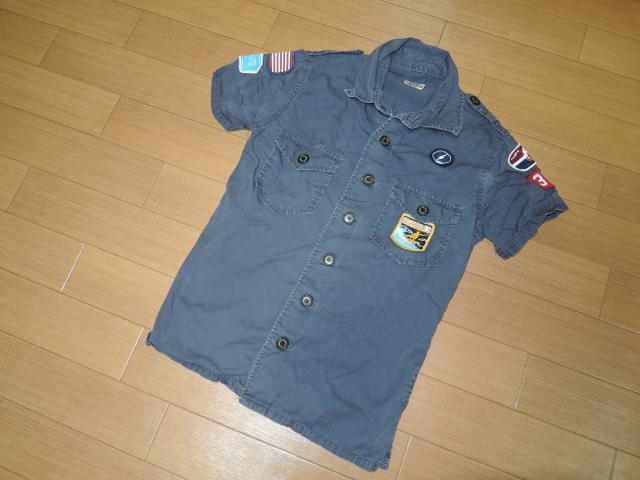 MARBLESマーブルズ半袖ミリタリー系ワークシャツSワッペンTMT < ブランド MARBLESマーブルズ半袖ミリタリー系ワークシャツSワッペンTMT < ブランドの