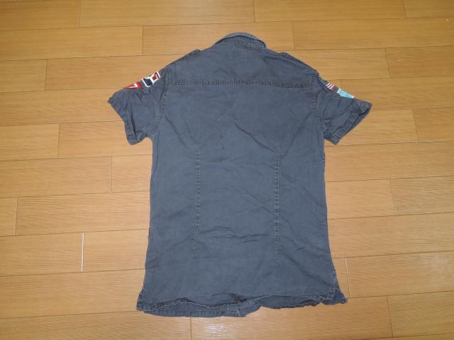 MARBLESマーブルズ半袖ミリタリー系ワークシャツSワッペンTMT < ブランド MARBLESマーブルズ半袖ミリタリー系ワークシャツSワッペンTMT < ブランドの