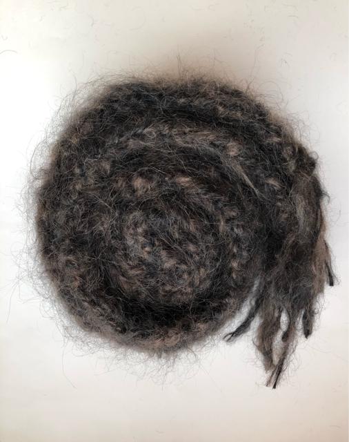 ハンドメイド マフラー ふわふわモヘア たっぷり♪ ウール < 女性ファッション  ハンドメイド マフラー ふわふわモヘア たっぷり♪ ウール < 女性ファッションの