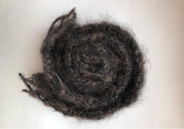 ハンドメイド マフラー ふわふわモヘア たっぷり♪ ウール < 女性ファッション  ハンドメイド マフラー ふわふわモヘア たっぷり♪ ウール < 女性ファッションの