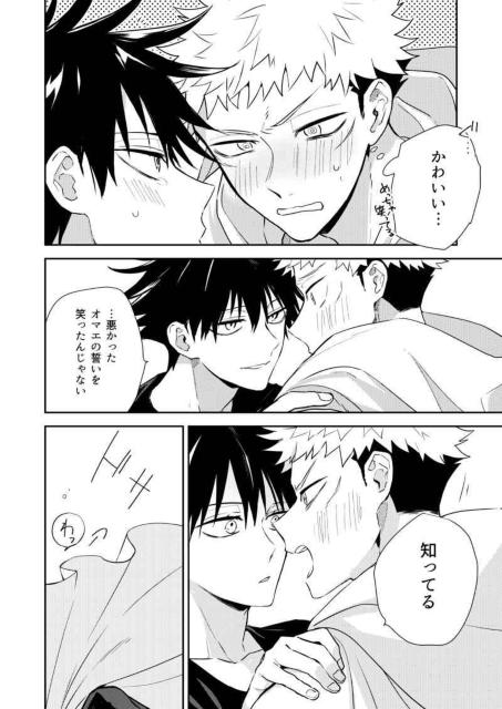 呪術廻戦同人誌「君と幸い。」《虎杖悠仁×伏黒恵》 < アニメ/コミック/キャラクター  呪術廻戦同人誌「君と幸い。」《虎杖悠仁×伏黒恵》 < アニメ/コミック/キャラクターの