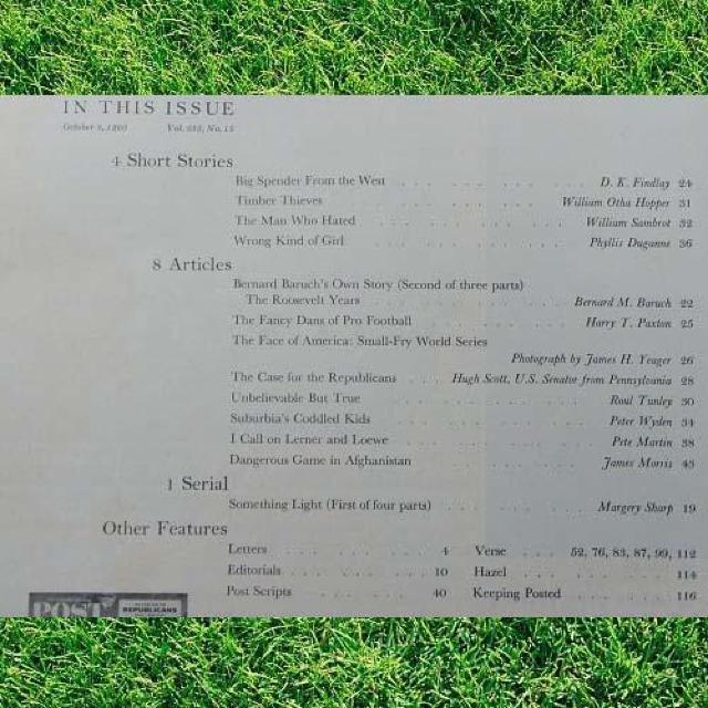 激レア【輸入雑誌】The Saturday Evening Post/サタデー・イブニング・ポスト -1960.10.8- < 本/雑誌  激レア【輸入雑誌】The Saturday Evening Post/サタデー・イブニング・ポスト -1960.10.8- < 本/雑誌の