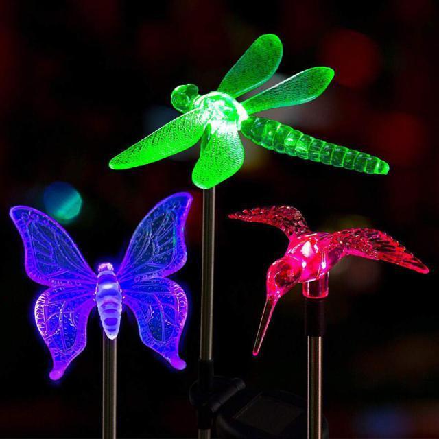 6点セット とんぼ 蝶々 鳥 ガーデンライト 防水ソーラーライト 動物 LEDライト 庭の装飾 野外 ガーデニングライト 芝生 < ペット/手芸/園芸  6点セット とんぼ 蝶々 鳥 ガーデンライト 防水ソーラーライト 動物 LEDライト 庭の装飾 野外 ガーデニングライト 芝生 < ペット/手芸/園芸の