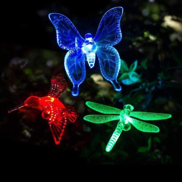 6点セット とんぼ 蝶々 鳥 ガーデンライト 防水ソーラーライト 動物 LEDライト 庭の装飾 野外 ガーデニングライト 芝生 < ペット/手芸/園芸  6点セット とんぼ 蝶々 鳥 ガーデンライト 防水ソーラーライト 動物 LEDライト 庭の装飾 野外 ガーデニングライト 芝生 < ペット/手芸/園芸の