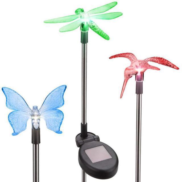6点セット とんぼ 蝶々 鳥 ガーデンライト 防水ソーラーライト 動物 LEDライト 庭の装飾 野外 ガーデニングライト 芝生 < ペット/手芸/園芸  6点セット とんぼ 蝶々 鳥 ガーデンライト 防水ソーラーライト 動物 LEDライト 庭の装飾 野外 ガーデニングライト 芝生 < ペット/手芸/園芸の