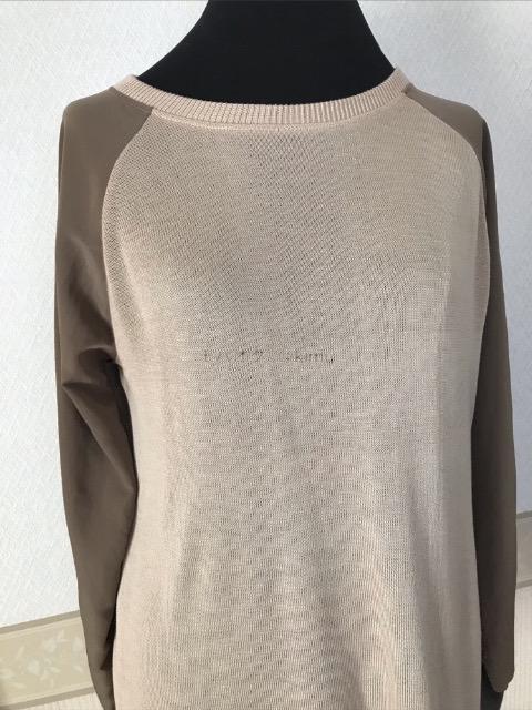 Fiori・tura 未使用タグ付き レーヨン シルク ニット ベージュ < 女性ファッション  Fiori・tura 未使用タグ付き レーヨン シルク ニット ベージュ < 女性ファッションの