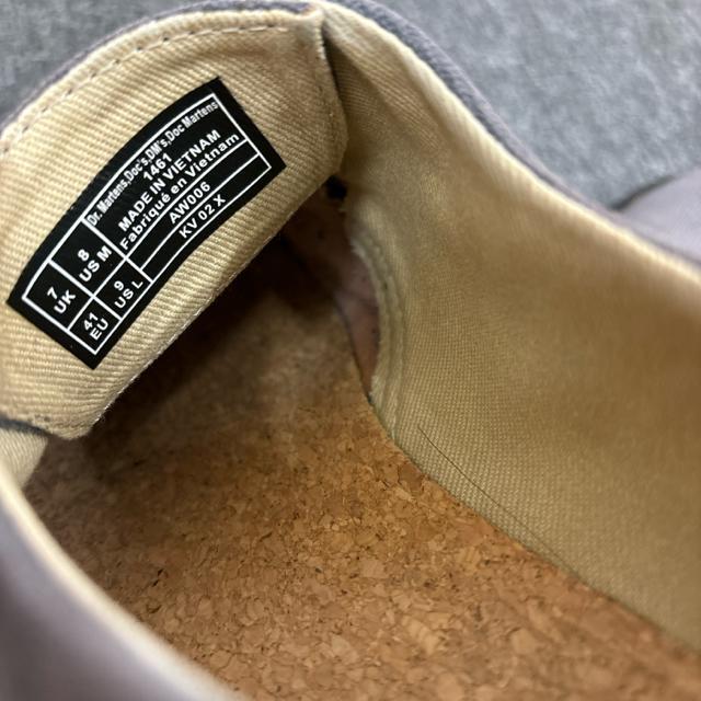  Dr.Martens 1461 NATURAL CANVAS UK7