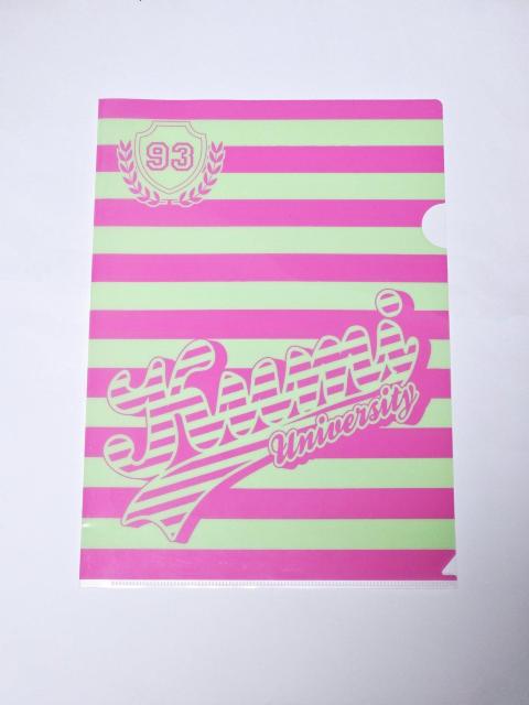 (153) 倖田來未 クリアファイル University 93 < タレントグッズ  (153) 倖田來未 クリアファイル University 93  < タレントグッズの