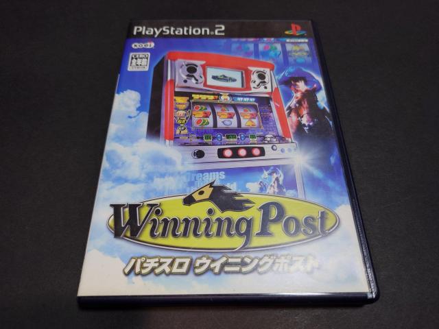 PS2 パチスロ ウイニングポスト / SLOT スロット PACHISLOT アンケートハガキ・ガイドブック付き < ゲーム本体/ソフト  PS2 パチスロ ウイニングポスト / SLOT スロット PACHISLOT アンケートハガキ・ガイドブック付き  < ゲーム本体/ソフトの