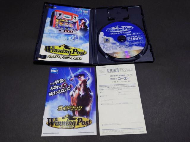 PS2 パチスロ ウイニングポスト / SLOT スロット PACHISLOT アンケートハガキ・ガイドブック付き < ゲーム本体/ソフト  PS2 パチスロ ウイニングポスト / SLOT スロット PACHISLOT アンケートハガキ・ガイドブック付き < ゲーム本体/ソフトの