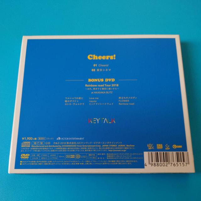 KEYTALK CheersI SY CD{DVD  CD/DVD/rfI 