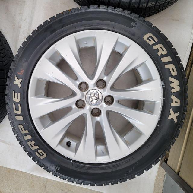 TOYOTA アルファード ヴェルファイア 20前期 純正 18インチ7.5J+45 PCD114.3スタッドレスタイヤ付き4本 < 自動車/バイク TOYOTA アルファード ヴェルファイア 20前期 純正 18インチ7.5J+45 PCD114.3スタッドレスタイヤ付き4本 < 自動車/バイク