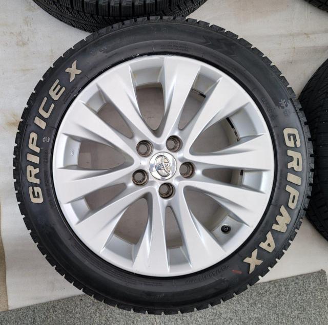TOYOTA アルファード ヴェルファイア 20前期 純正 18インチ7.5J+45 PCD114.3スタッドレスタイヤ付き4本 < 自動車/バイク TOYOTA アルファード ヴェルファイア 20前期 純正 18インチ7.5J+45 PCD114.3スタッドレスタイヤ付き4本 < 自動車/バイク