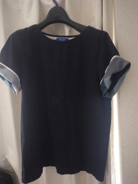 クレストブリッジチェック折り返し袖Tシャツカットソー < ブランド  クレストブリッジチェック折り返し袖Tシャツカットソー  < ブランドの