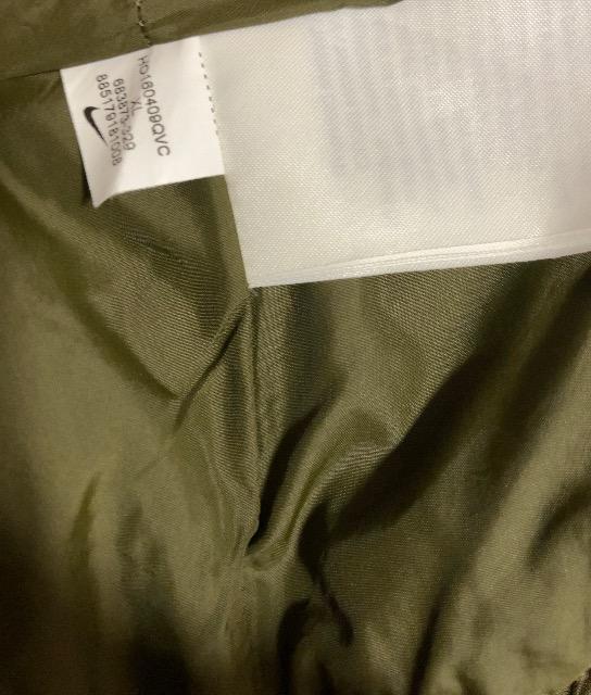 1時間限定特価未使用に近ビッグロゴNIKEナイキダウンジャケットダウンコート無地カーキ色ダブルファスナーダブルポケット大活躍人気 < 女性ファッション 1時間限定特価未使用に近ビッグロゴNIKEナイキダウンジャケットダウンコート無地カーキ色ダブルファスナーダブルポケット大活躍人気 < 女性ファッションの