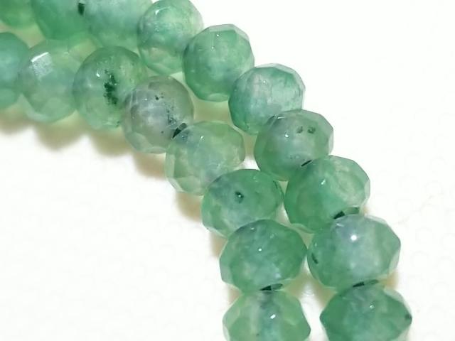 天然石★グリーンジェイド 4mmロンデルカット 半連 < 女性アクセサリー/時計 天然石★グリーンジェイド 4mmロンデルカット 半連 < 女性アクセサリー/時計の