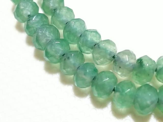 天然石★グリーンジェイド 4mmロンデルカット 半連 < 女性アクセサリー/時計 天然石★グリーンジェイド 4mmロンデルカット 半連 < 女性アクセサリー/時計の