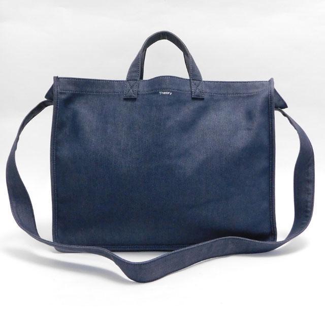 1000円 美品 Theory セオリー トートバッグ ショルダーバッグ 2WAYバッグ デニム 紺 A4可 角破けなし < ブランド 1000円 美品 Theory セオリー トートバッグ ショルダーバッグ 2WAYバッグ デニム 紺 A4可 角破けなし < ブランドの