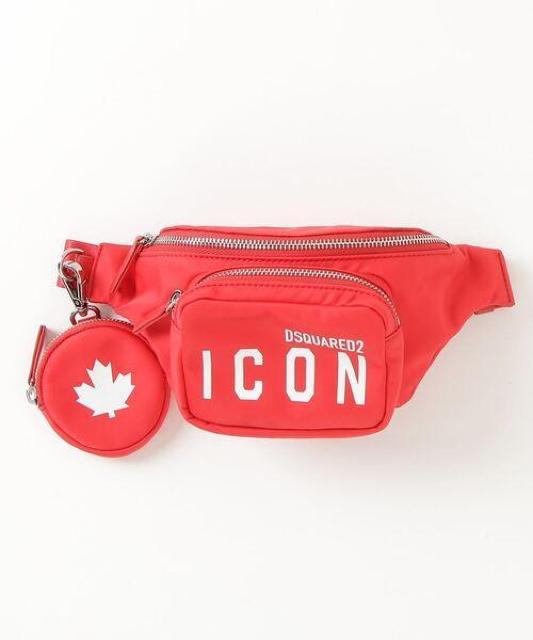 ☆DSQUARED2 ディースクエアード ICON プリント ロゴ ウエストバッグ ボディバッグ☆新品 < ブランド ☆DSQUARED2 ディースクエアード ICON プリント ロゴ ウエストバッグ ボディバッグ☆新品 < ブランドの
