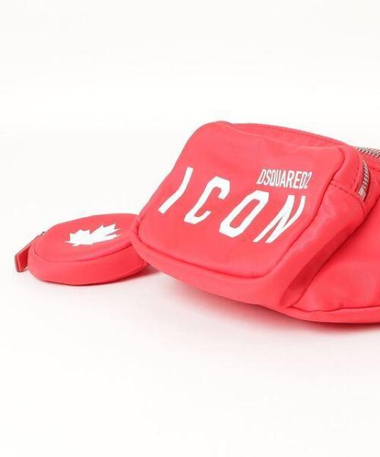☆DSQUARED2 ディースクエアード ICON プリント ロゴ ウエストバッグ ボディバッグ☆新品 < ブランド ☆DSQUARED2 ディースクエアード ICON プリント ロゴ ウエストバッグ ボディバッグ☆新品 < ブランドの