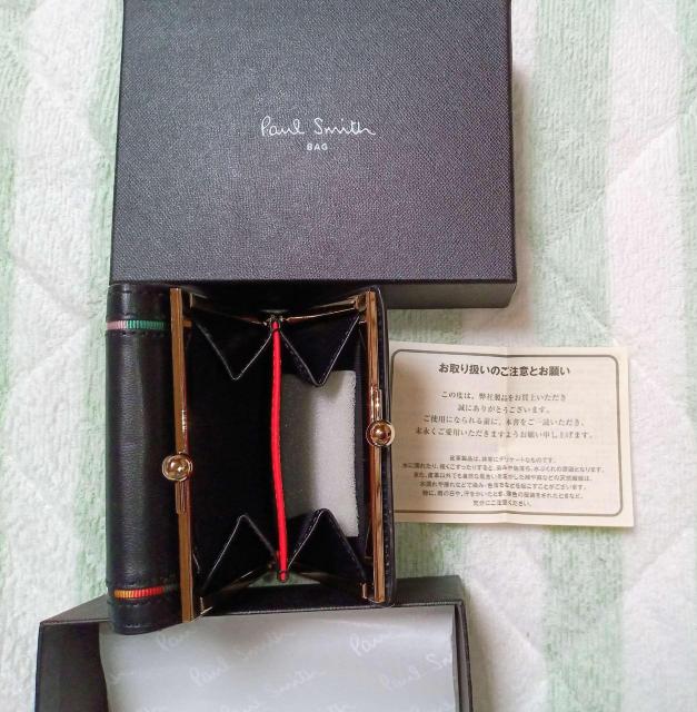�|�[���X�~�X Paul Smith �O�܂���z ���܌� �}���`�X�g���C�v �u���b�N ���t�� �� �u�����h�� 