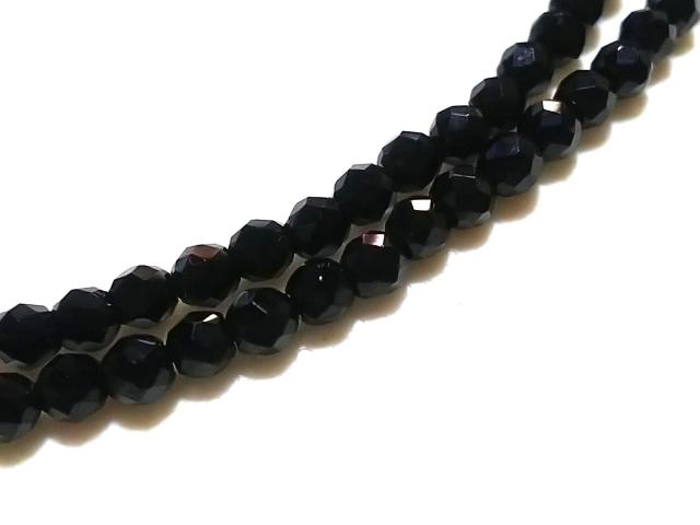 天然石★ブラックスピネル 3mm64面カット 1連 < 女性アクセサリー/時計 天然石★ブラックスピネル 3mm64面カット 1連 < 女性アクセサリー/時計の