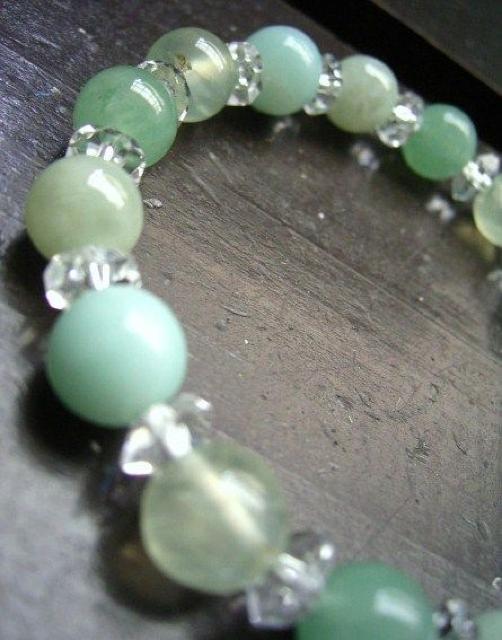 即決☆グリーン系パワーストーン コンビネーションブレスレット < 女性アクセサリー/時計 即決☆グリーン系パワーストーン コンビネーションブレスレット < 女性アクセサリー/時計の