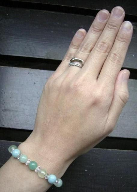 即決☆グリーン系パワーストーン コンビネーションブレスレット < 女性アクセサリー/時計 即決☆グリーン系パワーストーン コンビネーションブレスレット < 女性アクセサリー/時計の