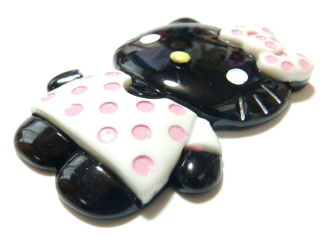 【キティ】BIG♪デコパーツ 水玉ドットブラック < 香水/コスメ/ネイル 【キティ】BIG♪デコパーツ 水玉ドットブラック < 香水/コスメ/ネイルの