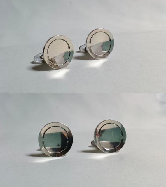 正規良 GEORG JENSEN ジョージジェンセン ヴィンテージ オーバルカフス SV925ボタン < ブランド  正規良 GEORG JENSEN ジョージジェンセン ヴィンテージ オーバルカフス SV925ボタン < ブランドの