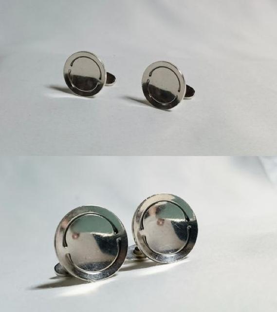 正規良 GEORG JENSEN ジョージジェンセン ヴィンテージ オーバルカフス SV925ボタン < ブランド  正規良 GEORG JENSEN ジョージジェンセン ヴィンテージ オーバルカフス SV925ボタン < ブランドの