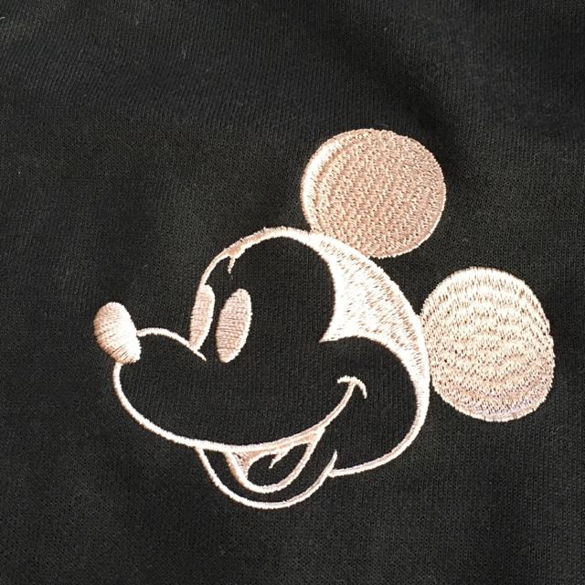 ディズニー・ミッキー刺繍バックレースアップジャケット黒 < 女性ファッション ディズニー・ミッキー刺繍バックレースアップジャケット黒 < 女性ファッションの