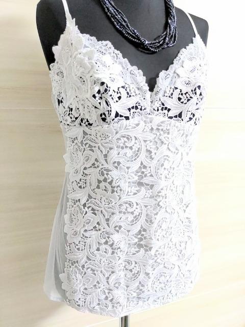 salute/サルート/店舗限定/バチカン市国/世界遺産/19G/キャミソール/M/白/WH < 女性ファッション  salute/サルート/店舗限定/バチカン市国/世界遺産/19G/キャミソール/M/白/WH  < 女性ファッションの