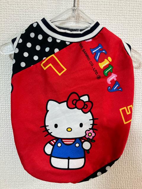 ★ハンドメイド キティ シャツ ドット 黒 犬服 M★ < ペット/手芸/園芸  ★ハンドメイド キティ シャツ ドット 黒 犬服 M★  < ペット/手芸/園芸の