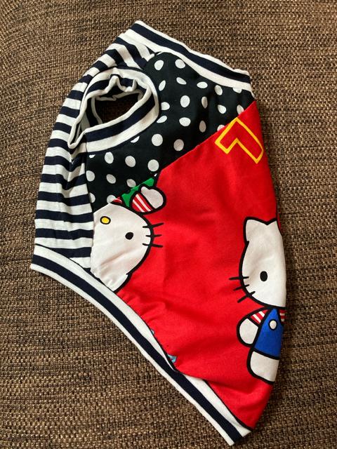 ★ハンドメイド キティ シャツ ドット 黒 犬服 M★ < ペット/手芸/園芸  ★ハンドメイド キティ シャツ ドット 黒 犬服 M★ < ペット/手芸/園芸の