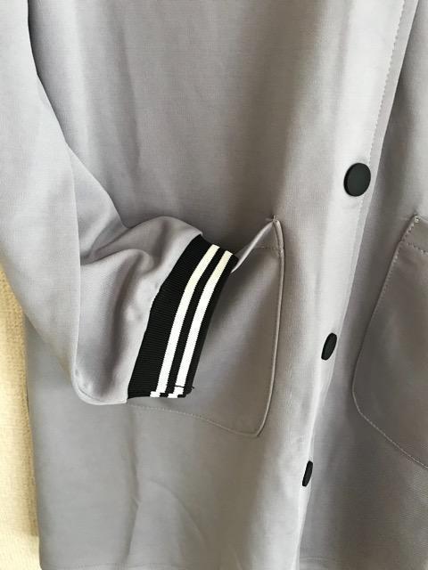 新品薄手バイカラー全開ゆったりジャケットM < 女性ファッション  新品薄手バイカラー全開ゆったりジャケットM < 女性ファッションの