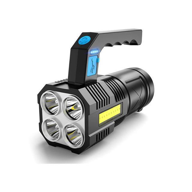 USB充電式 サーチライト 爆光 COB マルチ 懐中電灯 ポータブル 4つの点灯 照明 ランプ < 家電/AV  USB充電式 サーチライト 爆光 COB マルチ 懐中電灯 ポータブル 4つの点灯 照明 ランプ < 家電/AVの