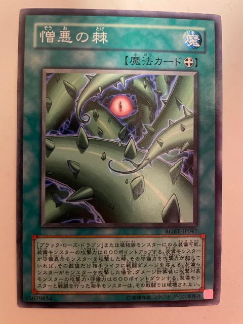 遊戯王【魔・憎悪の棘】 < トレーディングカード  遊戯王【魔・憎悪の棘】  < トレーディングカードの